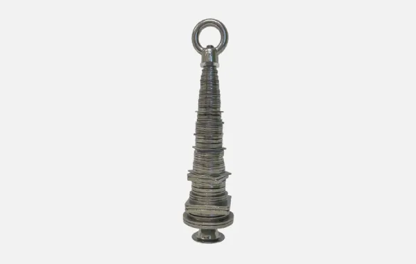 asher tree made of washers